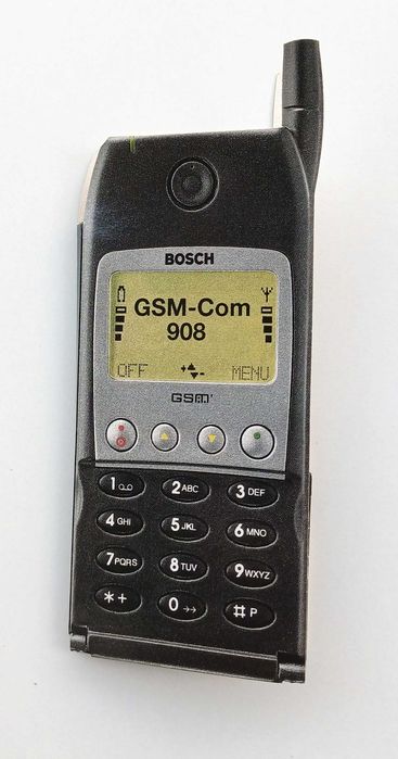 Carteira de fósforos Telemóvel Bosch, anos 90