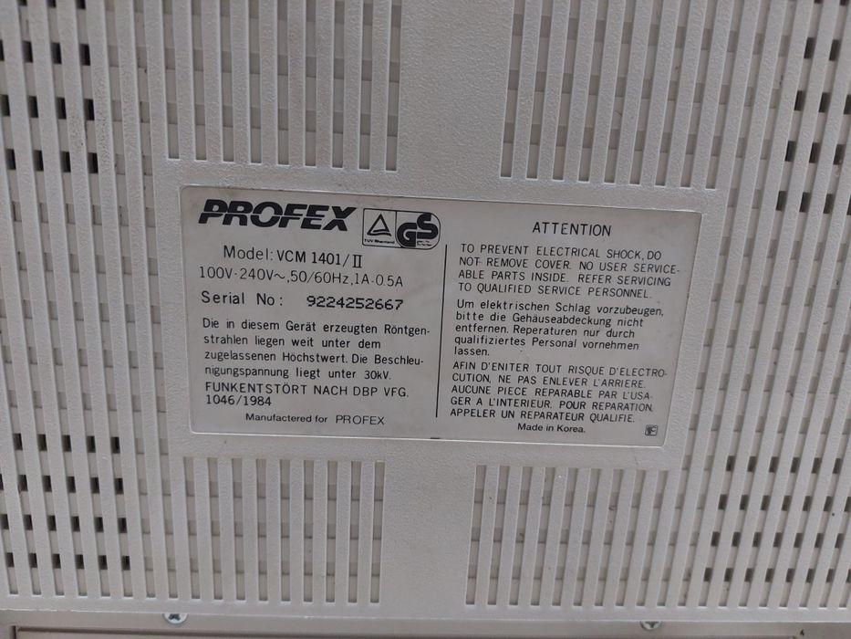 Monitor PROFEX VCM 1401