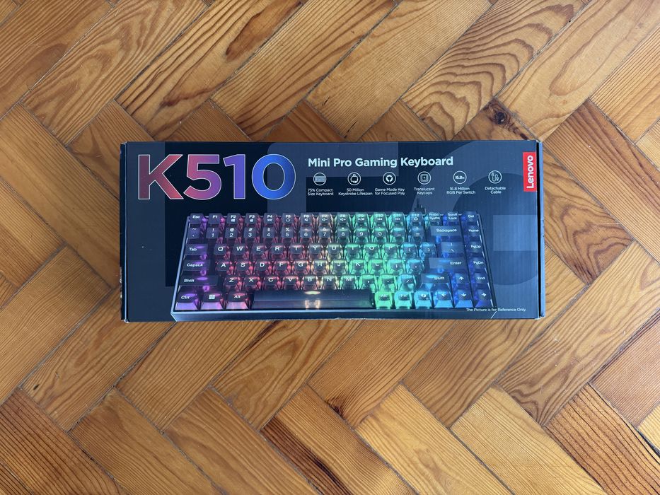 Teclado mecânico com fios Lenovo Legion K510 mini pro