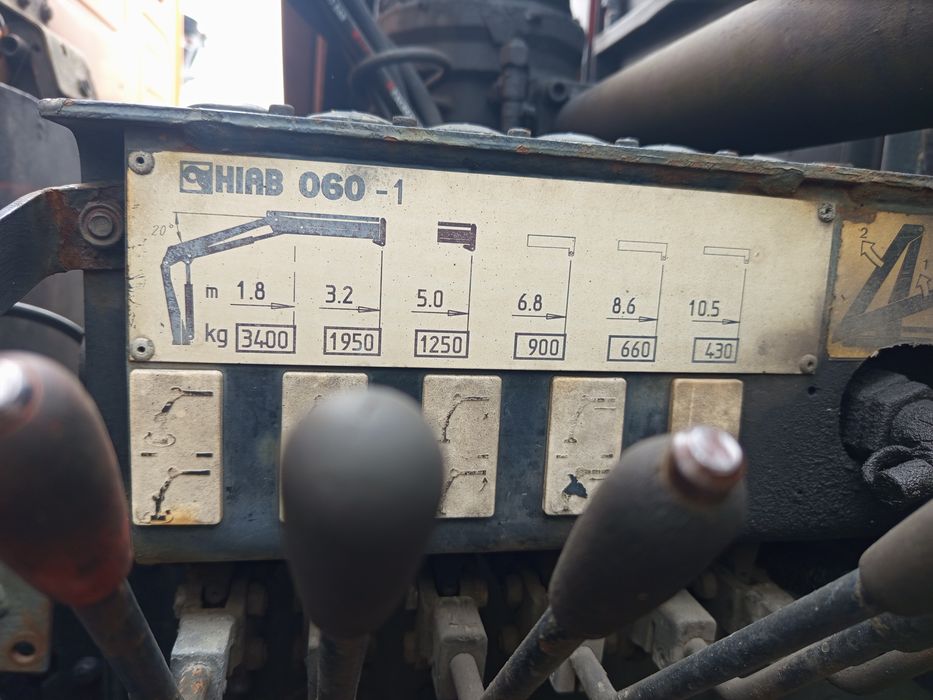 Żuraw  dźwig HDS Hiab 060