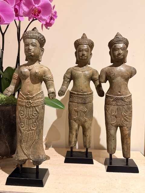 Estátua em Bronze estilo Império Khmer - Vishnu (1)