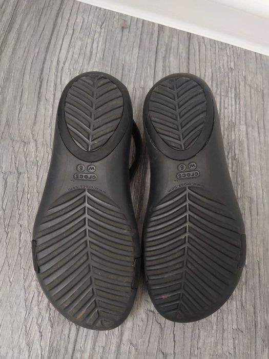 Czarne sandały Crocs Serena roz. W6 36/37 oryginalna pianka Croslite