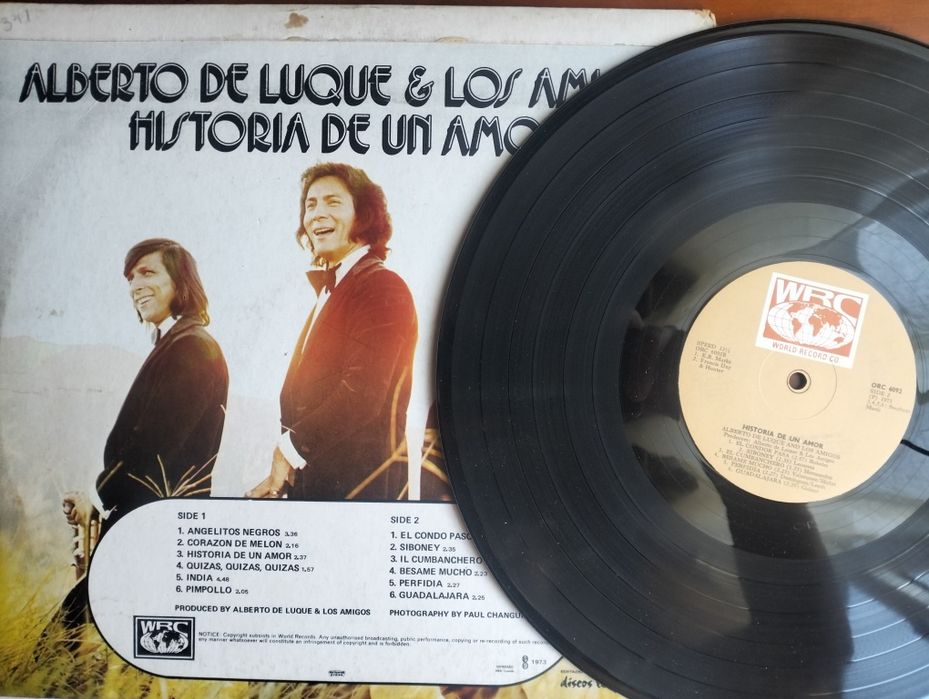 Disco de vinil LP Alberto de Luque & Los Amigos