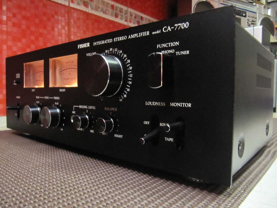 FISHER CA-7700 HI-FI – Брендовий Підсилювач у ВІДМІННОМУ стані