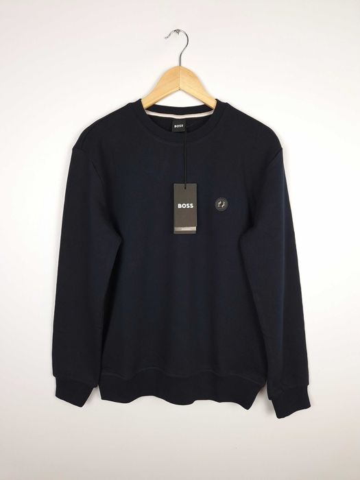 Hugo Boss L XL XXL Ciemny Granat Męski Bluza