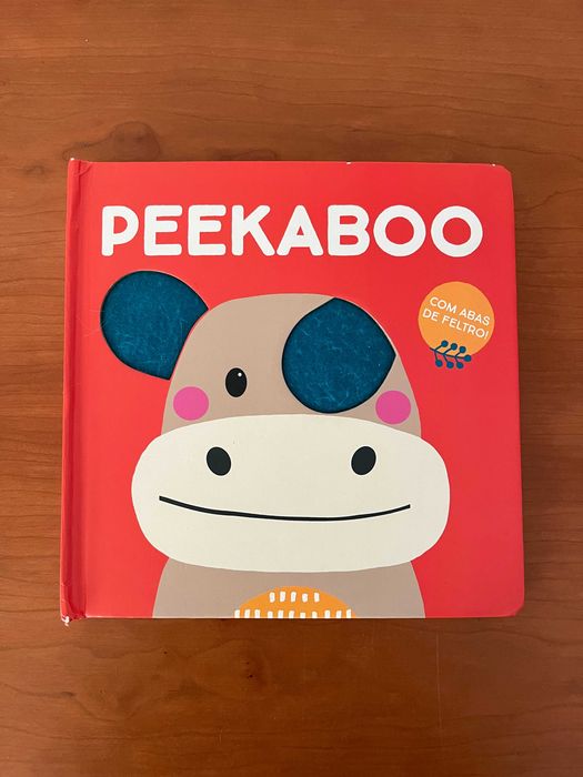 Peekaboo - Hipopótamo: com abas de feltro