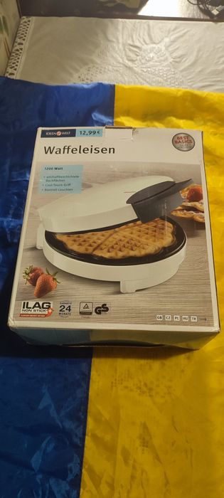 Вафельница Ideenwelt 1200W из Германии