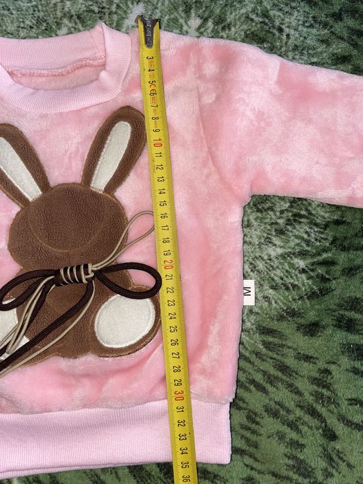 Теплий спортивний костюмчик на дівчинку (велюровий)