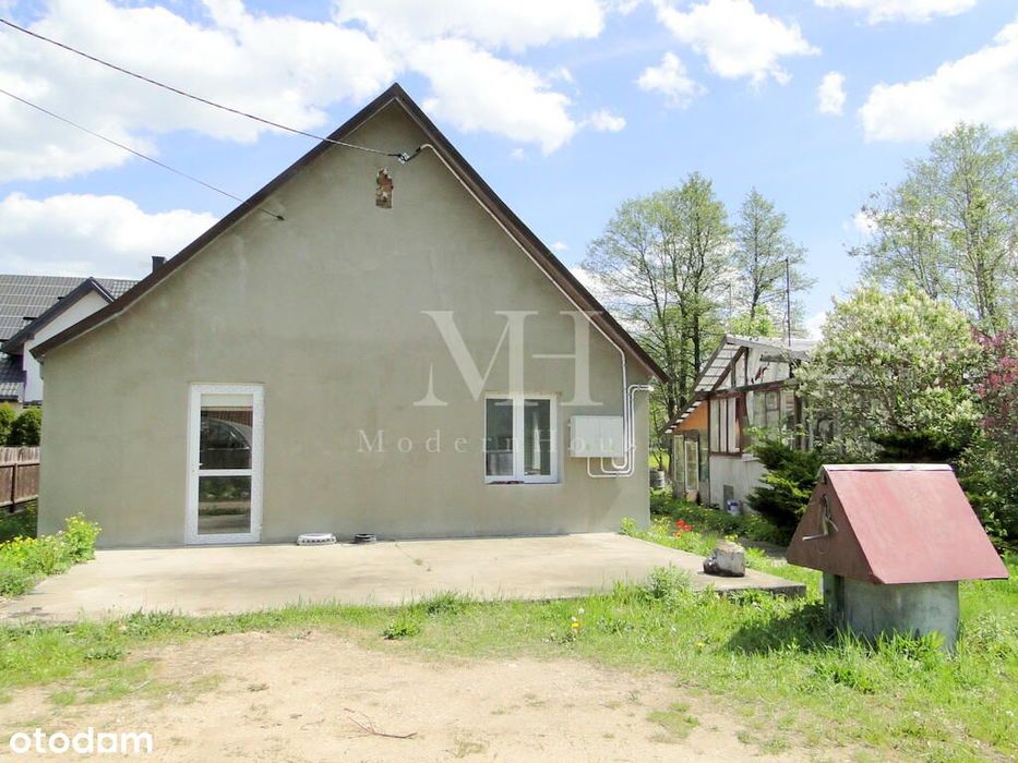 Parterowy dom - 1 km od budynku  MOPR przy ulicu Klepackiej.