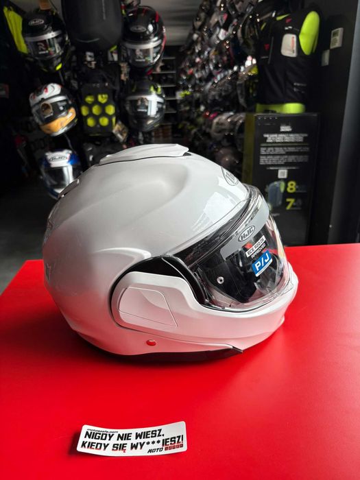 Kask motocyklowy HJC F100 SOLID pearl white !Motoszafa!