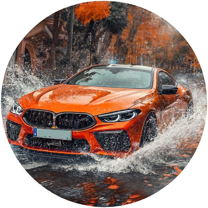 Opłatek na tort BMW Samochód Auto Coupe Sportowy