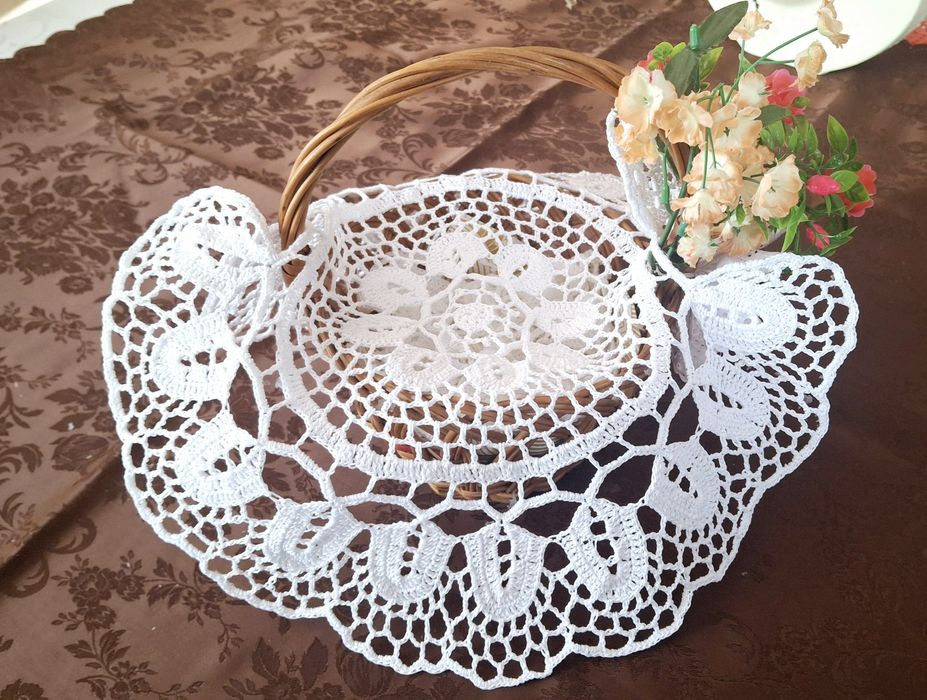 Serwetka na koszyk Wielkanocny Handmade