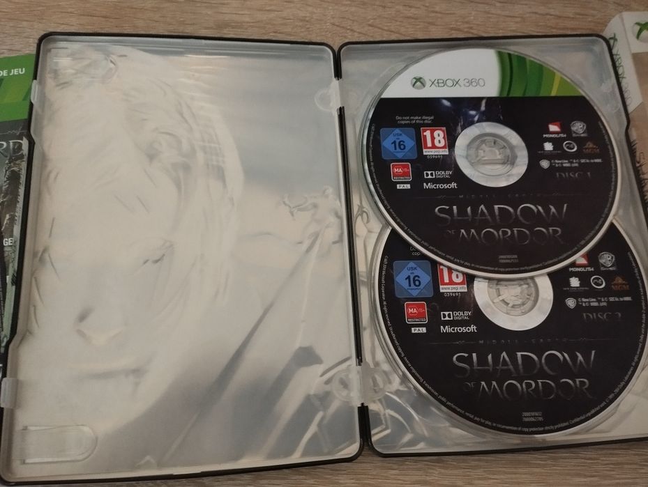 Xbox 360 Steelbook Shadow of Mordor po polsku