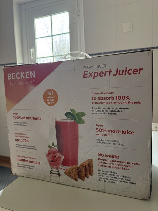 Maquina becken slow juicer
