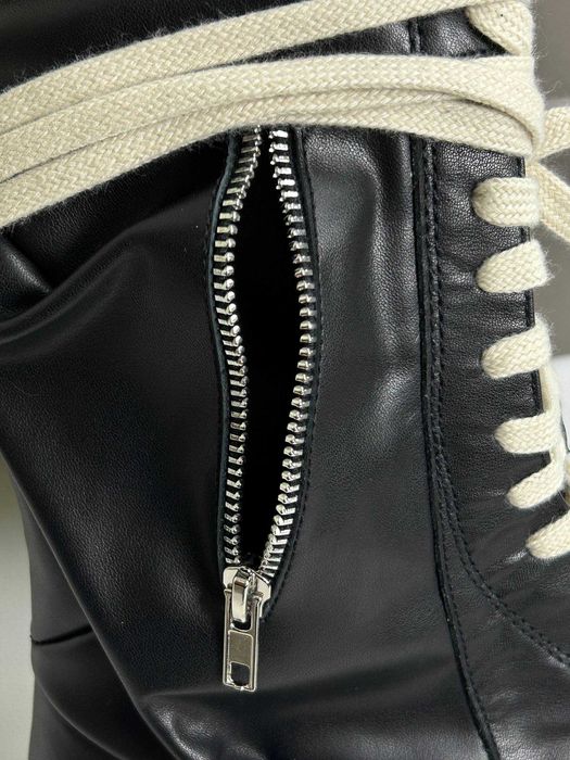 Rick Owens CargoBasket кеди кеды ботинки geobasket чорні черные 42 43