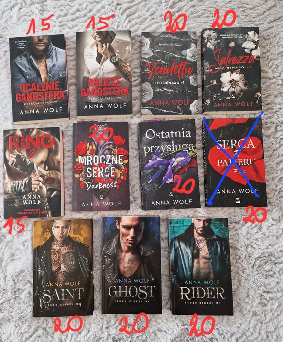 Książki romanse ...