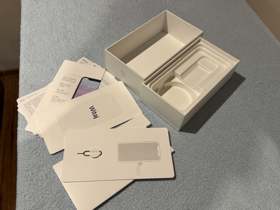 iPhone XS 256GB SILVER oryginalne pudełko opakowanie kartonik +KLUCZYK