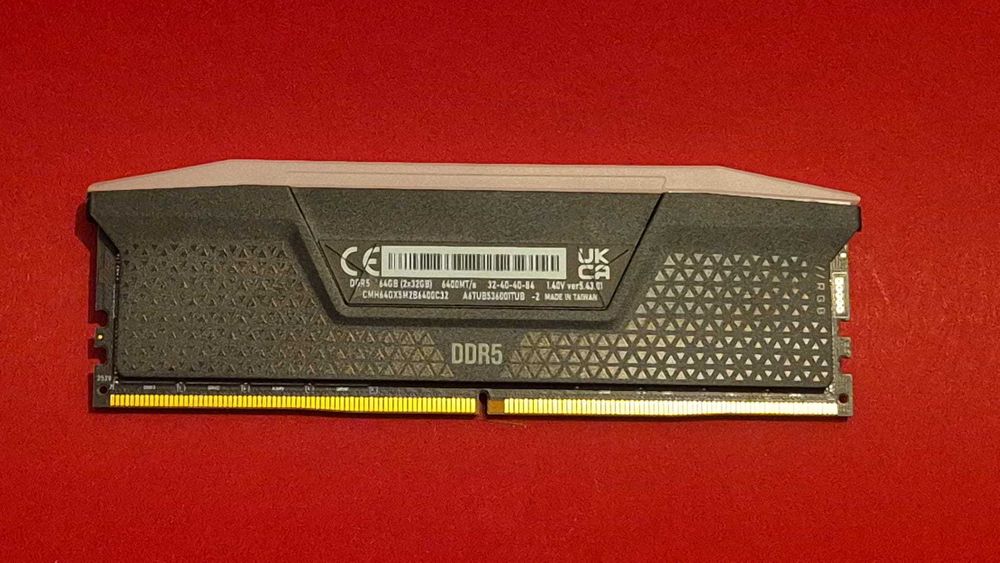Corsair Vengeance ram DDR5 1x32GB 6400MT/s