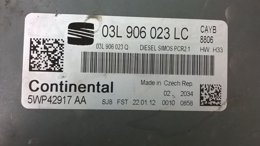 Centralina Motor / ECU 03L906023LC - SEAT IBIZA IV SC