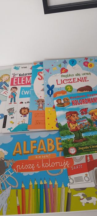 Paka do nauki pisania alfabet szlaczki  6 sztuk
