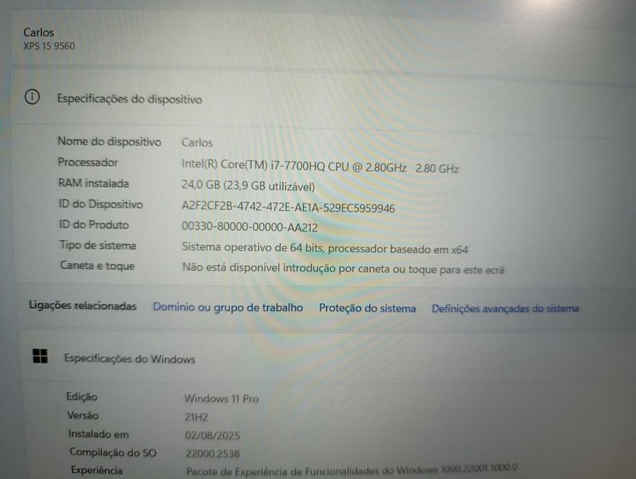 Computador  portátil Dell