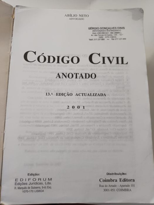 Código civil anotado