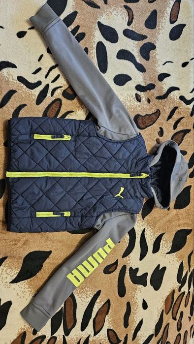 Тепла кофта на змійці, Puma, 7-8 років, розмір 122-128