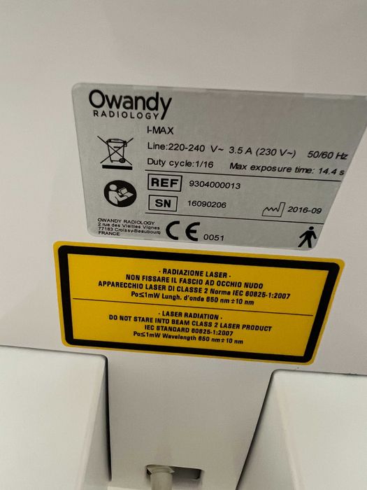 Ortopantomógrafo Owandy I-MAx