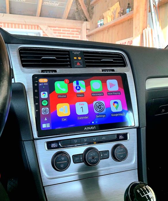 Rádio VW Golf 7 Android 14 com GPS (Novo)