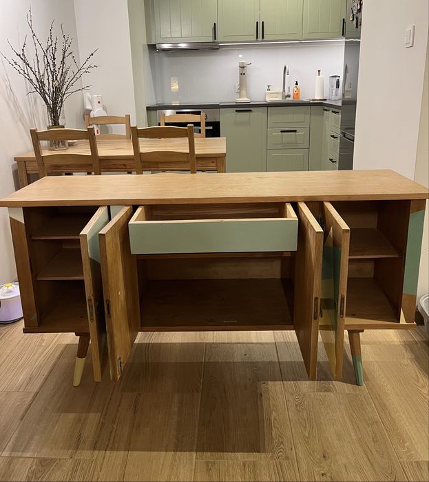 Komoda PRL po renowacjj handmade