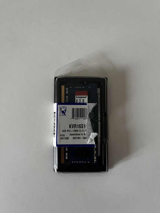 Memória RAM Kingston 4GB 1600MHz DDR3 Non-ECC CL11 - KVR16S11S8/4