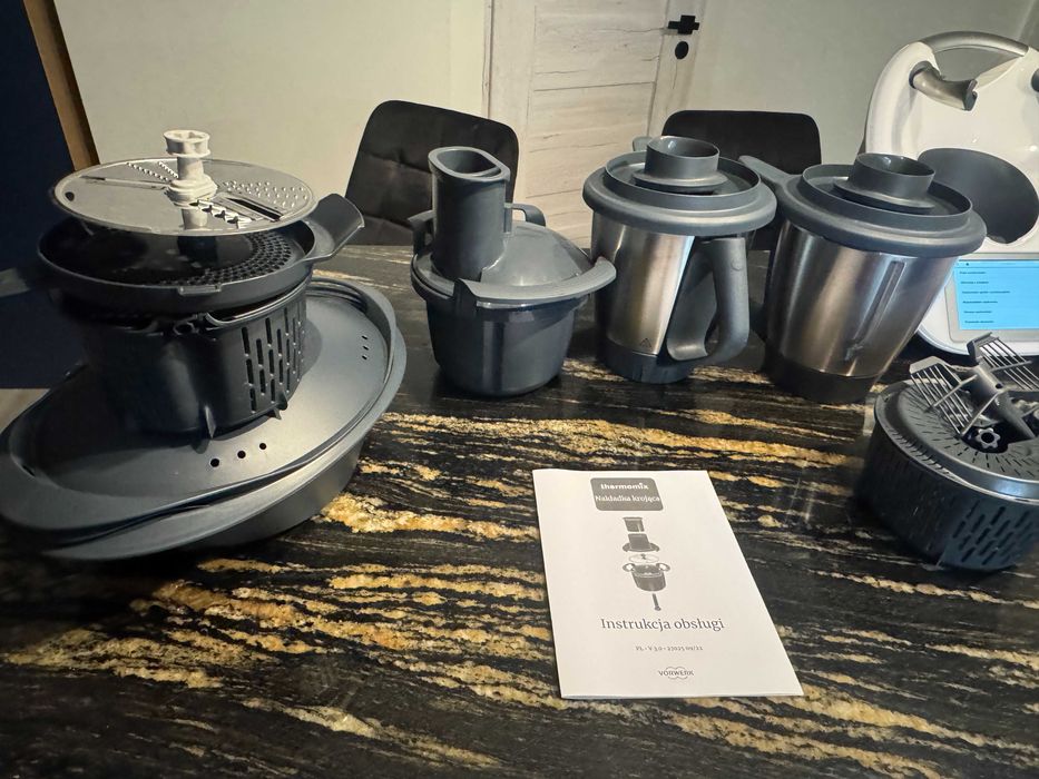 Thermomix TM6 – Jak NOWY + DWA naczynia + Nakładka Krojąca! Okazja, Igła