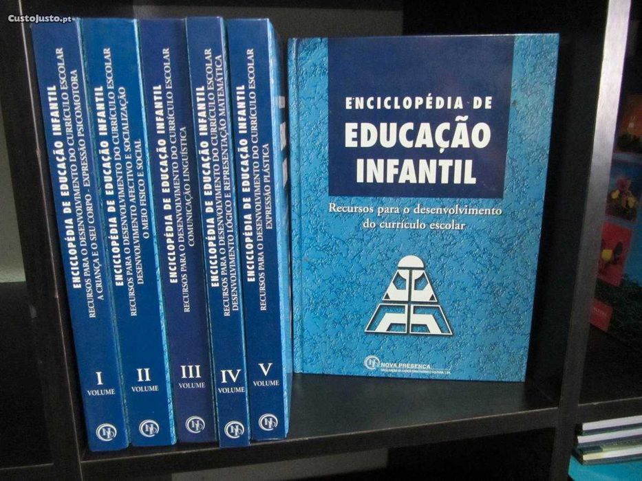 Livros Plástica e Contos Infantis, Nova Presença, 10 volumes e caixa