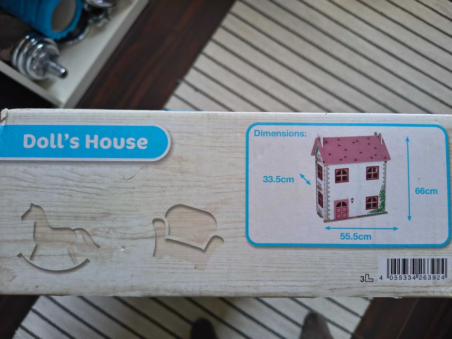 Domek dla lalek Playtive + mebelki + lalki