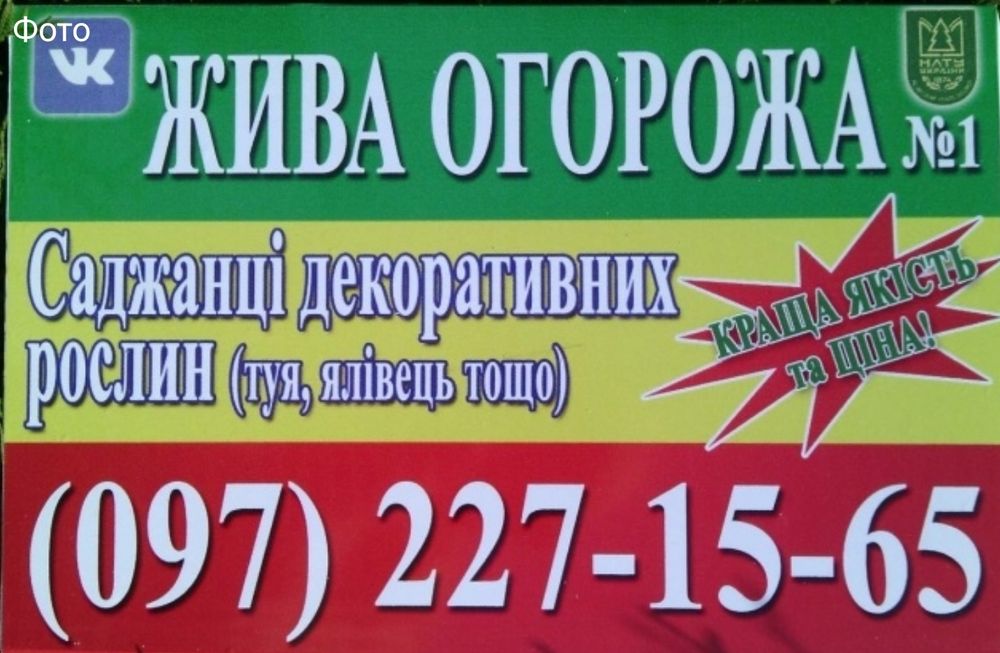 Кращий Ландшафтний дизайн.Краща ціна. SMART. Жива огорожа #1.