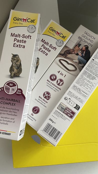 GimCat Malt Soft Extra 200г паста для виведення шерсті