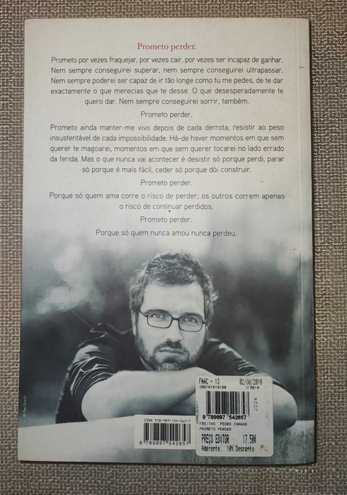 Prometo Perder de Pedro Chagas Freitas