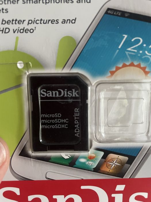 Nowa karta  mikro SD.