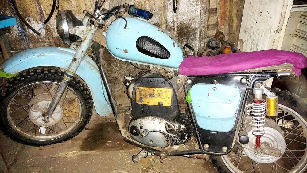 Иж с двигателем от мотоблока