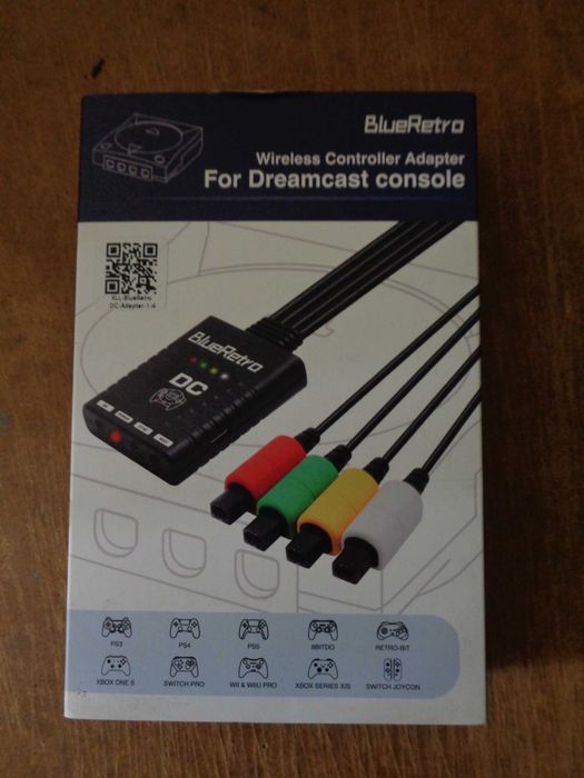 [Novo] Conjunto de Adaptador BlueRetro para Sega Dreamcast (1) e Adaptador HDMI Bitfunx para Sega Dreamcast (1)