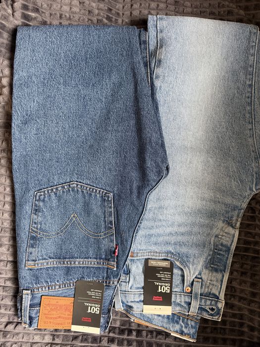 Джинси Levi's 501 Original Fit нові з США розмір 24x30 синій