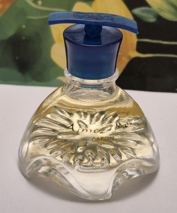 Flakonik Caron Aimez Moi, miniatura vintage