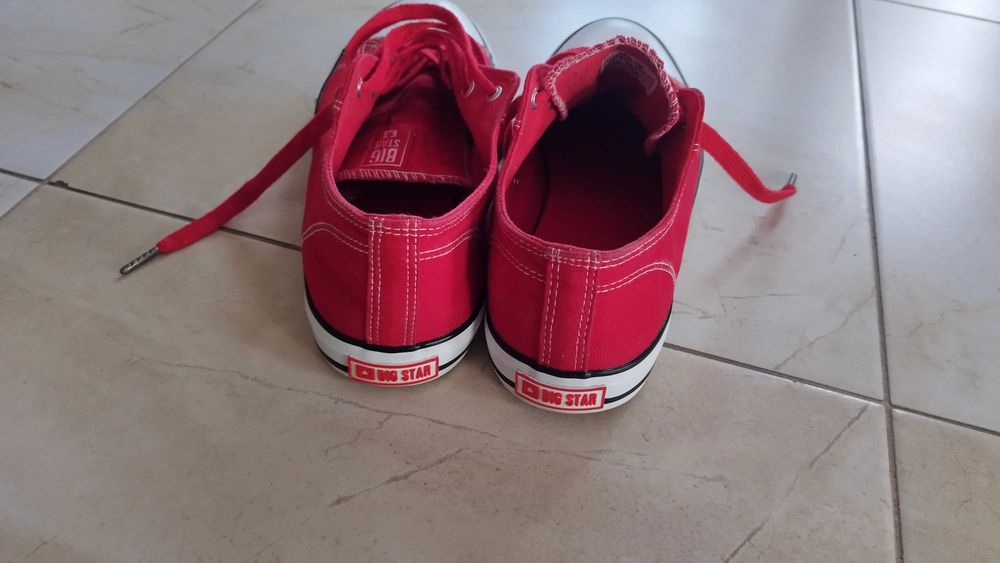 trampki Big Star  44 czerwone jak nowe