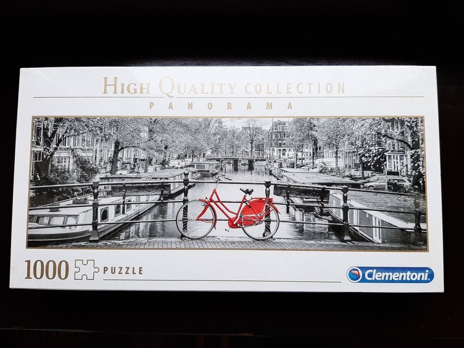 Puzzle 1000 Clementoni Amsterdam rower