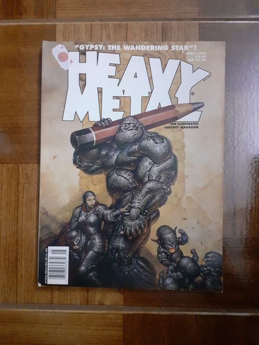 Heavy metal ilustrated magazine