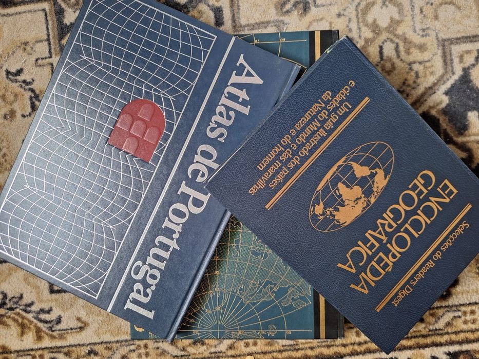 Atlas Enciclopédia Geográfica 3 livros