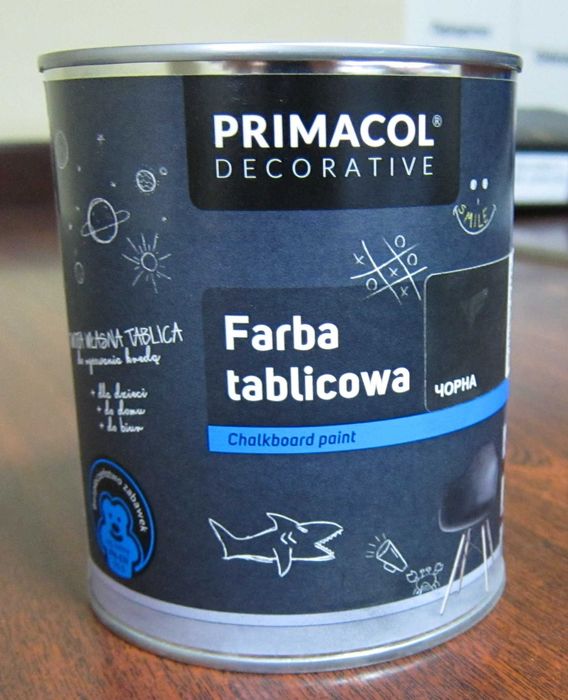 Декоративна фарба PRIMACOL DECORATIVE грифельна чорна 0,75 л