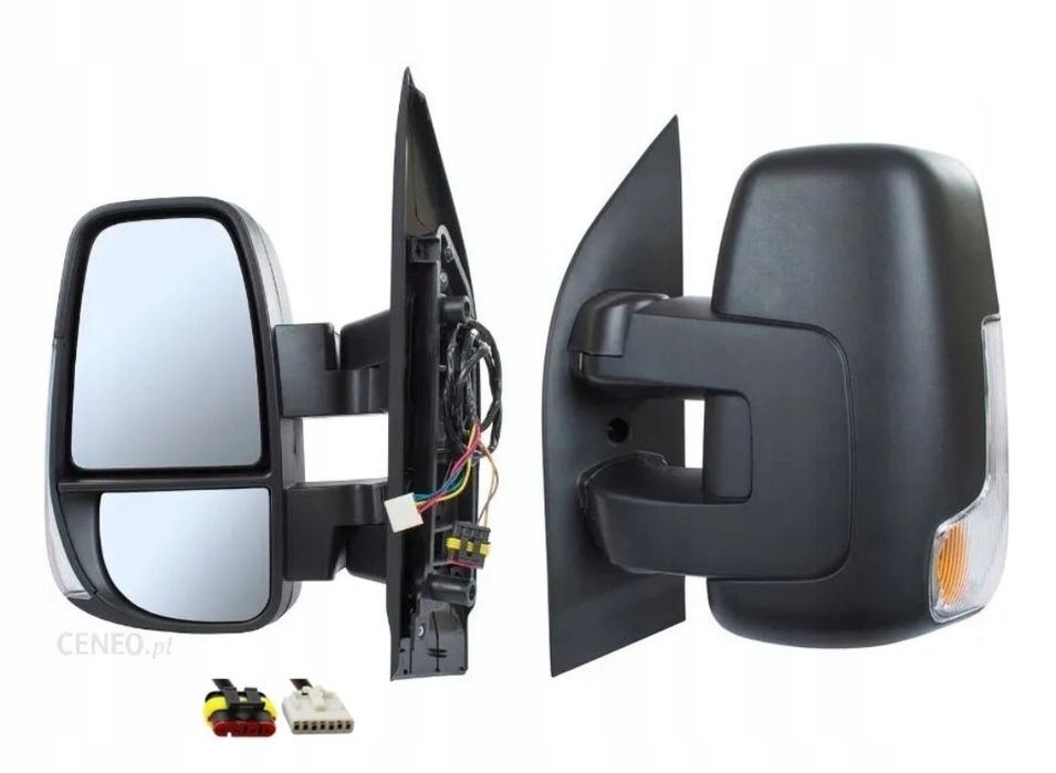 ORYGINALNE Lusterko LEWE/PRAWE Elektryczne Krótkie czujnik 2 kostki 9p Iveco Daily 2014-2025