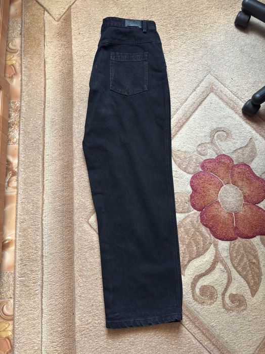 SMASH Черные широкие джинсы XL