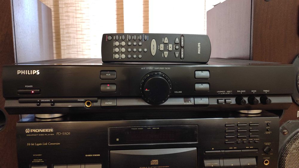 Усилитель Philips FA-761 Звук !